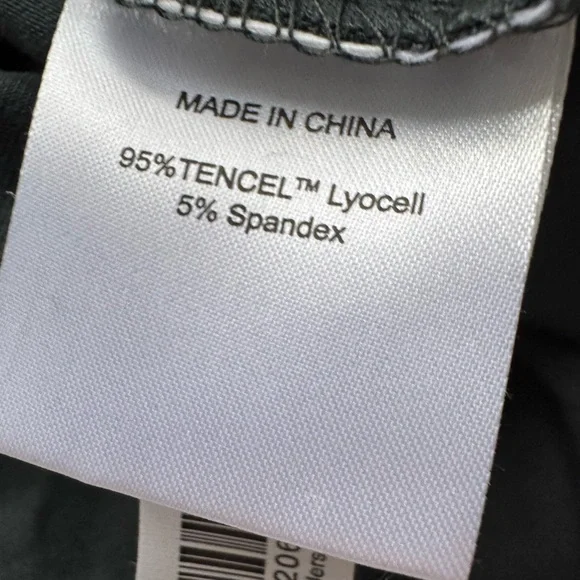 Quince Dark Olive Tencel Jersey Wrap Dress Midi - Picture 6 of 6